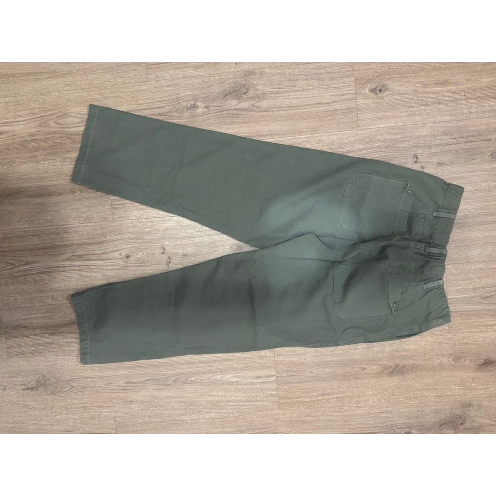 Free People We The Free Double Knee Workwear Pants Olive Green Utility S - Picture 6 of 6